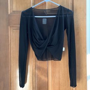 Pete sheer black shirt. Brand new with tags.